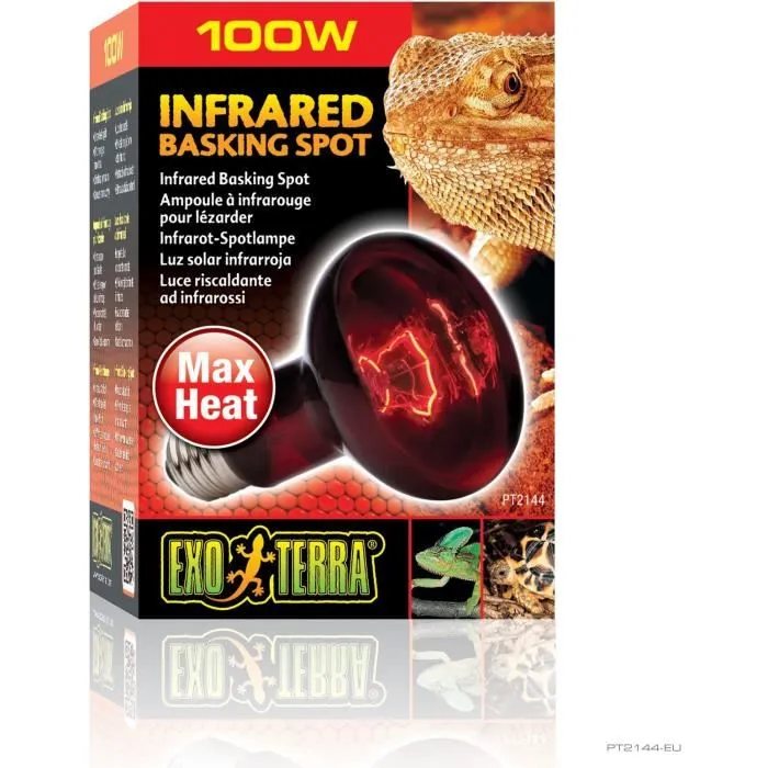 Exo Terra Lámpara Infrarroja Baskin Spot 100 W para Terrario 1