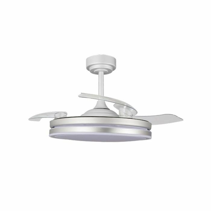 Ventilador de Techo CristalRecord RETRACT MOSS Gris 72 W 1 Ventilador de Techo CristalRecord RETRACT MOSS Gris 72 W 1