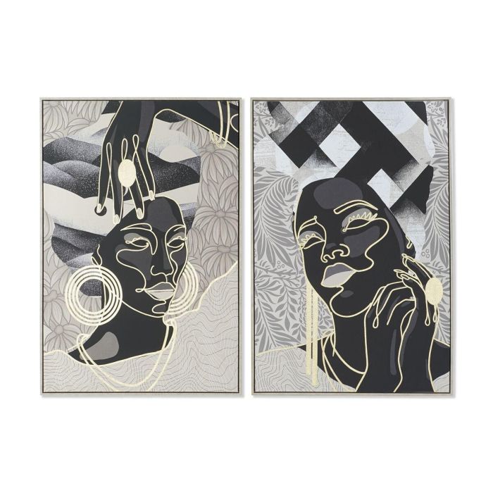 Lienzo DKD Home Decor Poliestireno Lienzo 84 x 4,5 x 123 cm