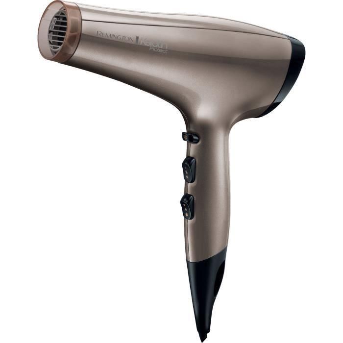 Remington AC8002 Secador de Pelo Profesional Keratin Protect, Iónico, 2200W, Motor AC, con Difusor y 2 Concentradores 1 Remington AC8002 Secador de Pelo Profesional Keratin Protect, Iónico, 2200W, Motor AC, con Difusor y 2 Concentradores 1