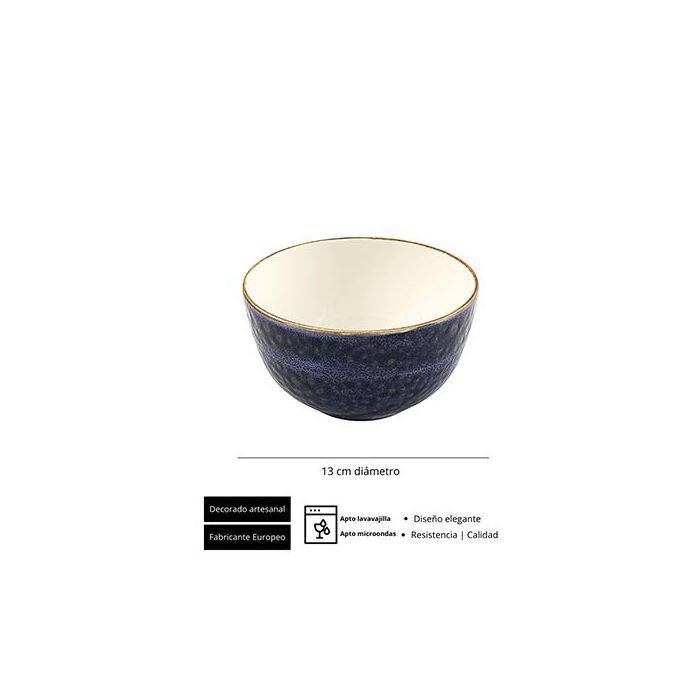 Moon Blue Bol 13 Cm H 7 Cm (6 Unidades) 1 Moon Blue Bol 13 Cm H 7 Cm (6 Unidades) 1