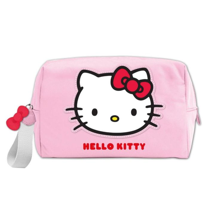 Neceser de Viaje Hello Kitty Rosa 100 % Poliuretano