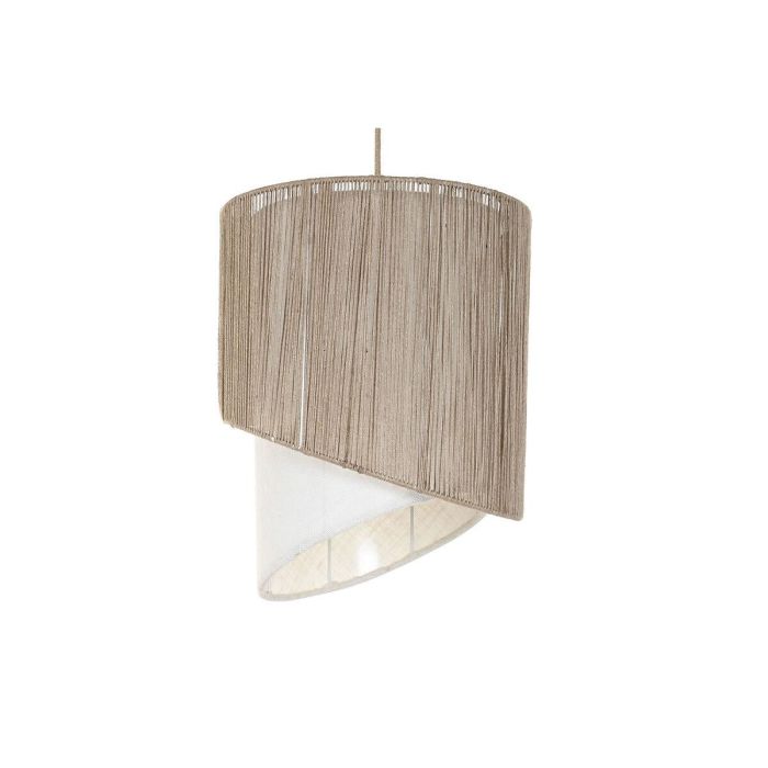 DKD Home Decor Lámpara de Techo Urban, Diseño de Yute y Metal, Color Marrón Crudo, 40x40x50 cm, Casquillo E27 Max 25W 1 DKD Home Decor Lámpara de Techo Urban, Diseño de Yute y Metal, Color Marrón Crudo, 40x40x50 cm, Casquillo E27 Max 25W 1
