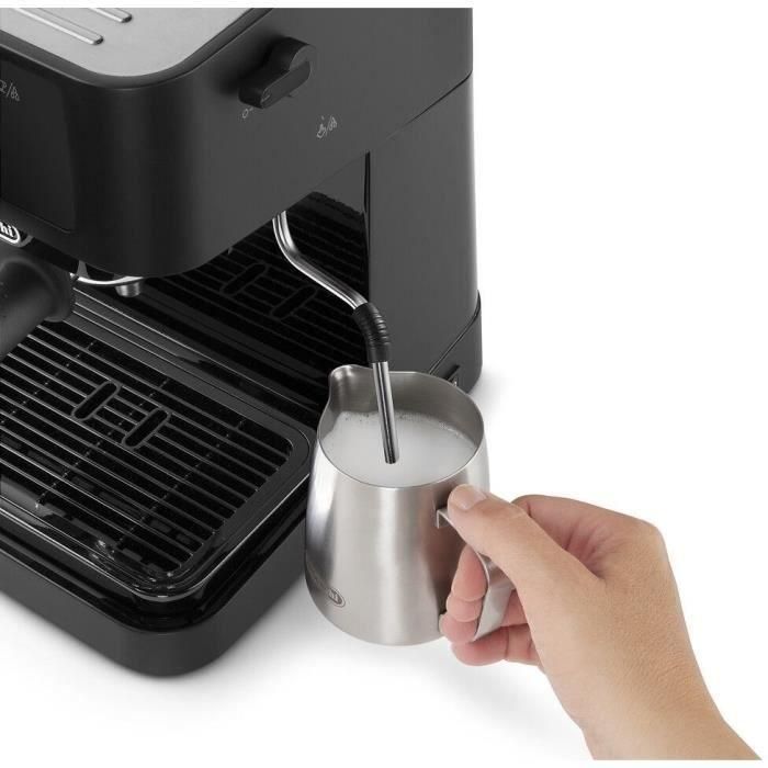 De'Longhi EC235.BK Máquina de espresso Solo con boquilla de vapor para capuchino, compatible con ESE 1 y 2 tazas - Negro 1 De'Longhi EC235.BK Máquina de espresso Solo con boquilla de vapor para capuchino, compatible con ESE 1 y 2 tazas - Negro 1