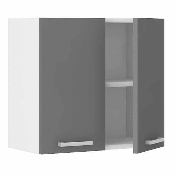 Mueble de cocina 60 x 31 x 55 cm Gris Melamina PVC Roble 1 Mueble de cocina 60 x 31 x 55 cm Gris Melamina PVC Roble 1