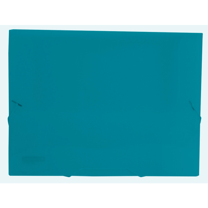 Liderpapel Carpeta Portadocumentos 36933 con Gomas Polipropileno DIN A4 Verde Translúcido Lomo 25 mm 1