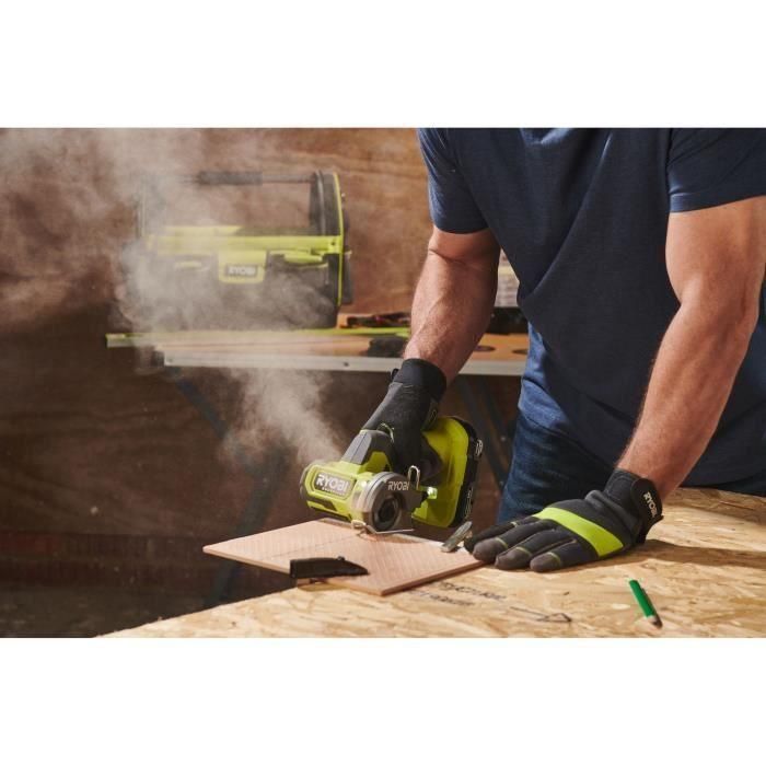 Amoladora compacta - RYOBI - Sin escobillas - 18V - Diámetro compacto 76 mm - 20.000 rpm - Capacidad de corte 16 mm 3 Amoladora compacta - RYOBI - Sin escobillas - 18V - Diámetro compacto 76 mm - 20.000 rpm - Capacidad de corte 16 mm 3
