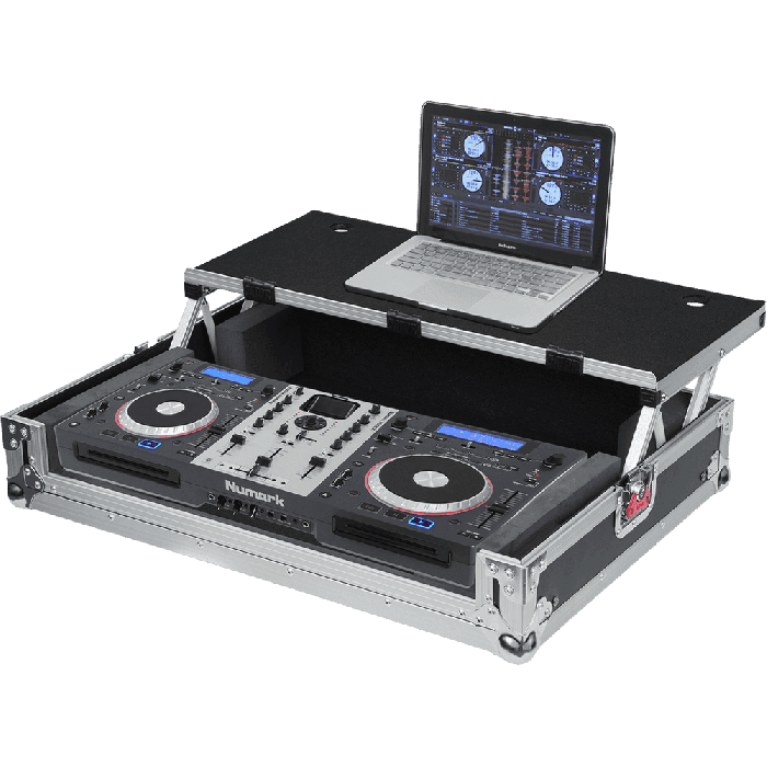 Gator Gtour Flightcase para Controlador, Compatible con Numark Mixdeck Express, NV, Pioneer DDJ-SR, Reloop Terminal Mix 4