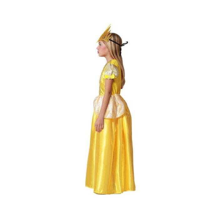 Disfraz Princesa Dorado Niña 3-4 Años 1