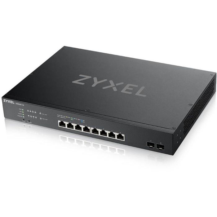 Zyxel XS1930-10-ZZ0101F Switch Gestionado L3 8 Puertos RJ45 10G + 2 Puertos SFP+ 10G Montaje en rack 3