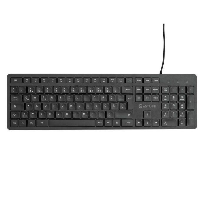eSTUFF G220 Wired USB Keyboard German 3 eSTUFF G220 Wired USB Keyboard German 3