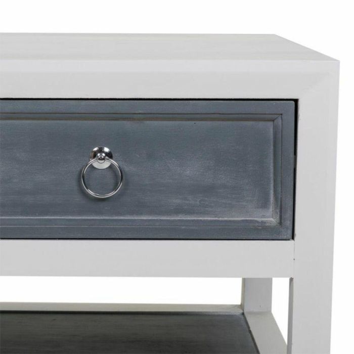 Mesa de Centro Alexandra House Living Blanco Gris Madera de abeto Madera MDF 51 x 53 x 104 cm 2