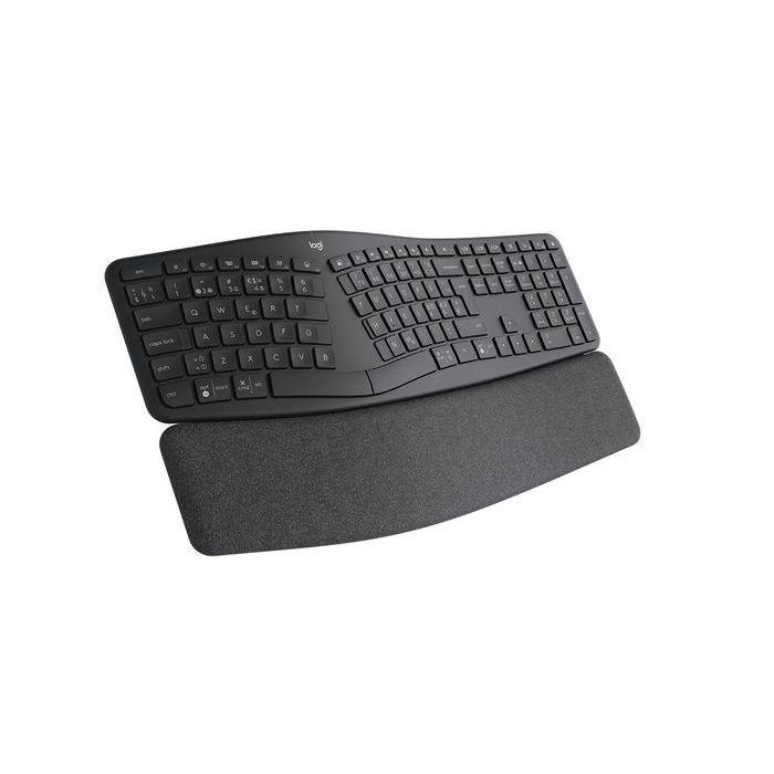 Logitech Teclado Ergonómico ERGO K860, Inalámbrico Bluetooth y Logi Bolt, Soporte Muñeca, Diseño Dividido, Español 2