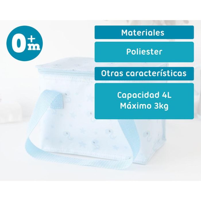 KioKids Bolsa Térmica Dino Azul Colección Dolci Amici 20x15x15cm 4 KioKids Bolsa Térmica Dino Azul Colección Dolci Amici 20x15x15cm 4