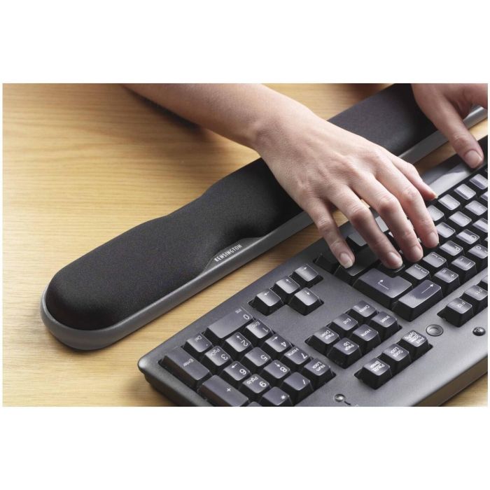 Kensington Reposamuñecas para Teclado con Gel, Altura Ajustable, Negro 2 Kensington Reposamuñecas para Teclado con Gel, Altura Ajustable, Negro 2