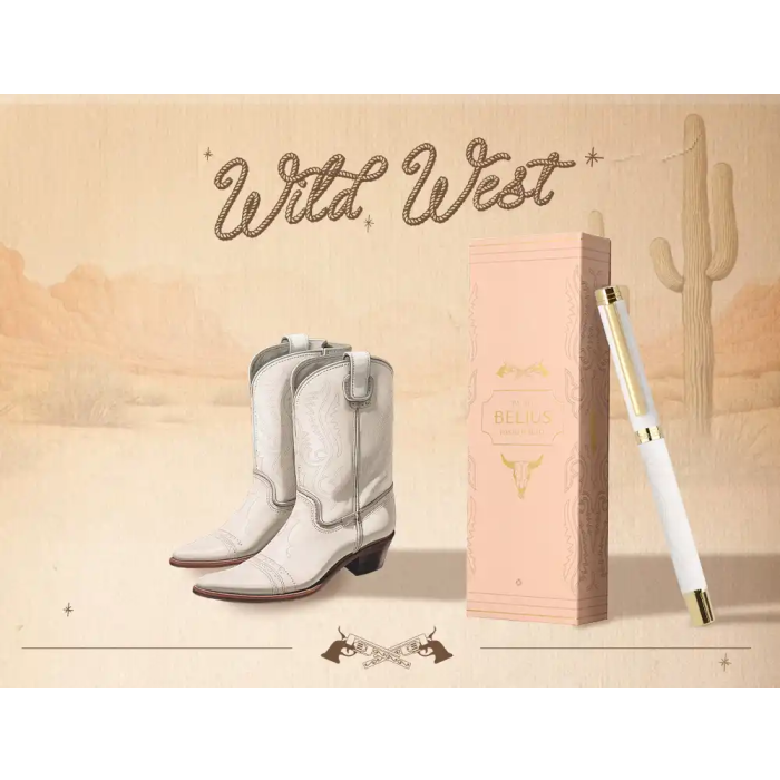 Belius Roller Wild West Aluminio Crema Dorado Tinta Negra Caja de Diseño 3