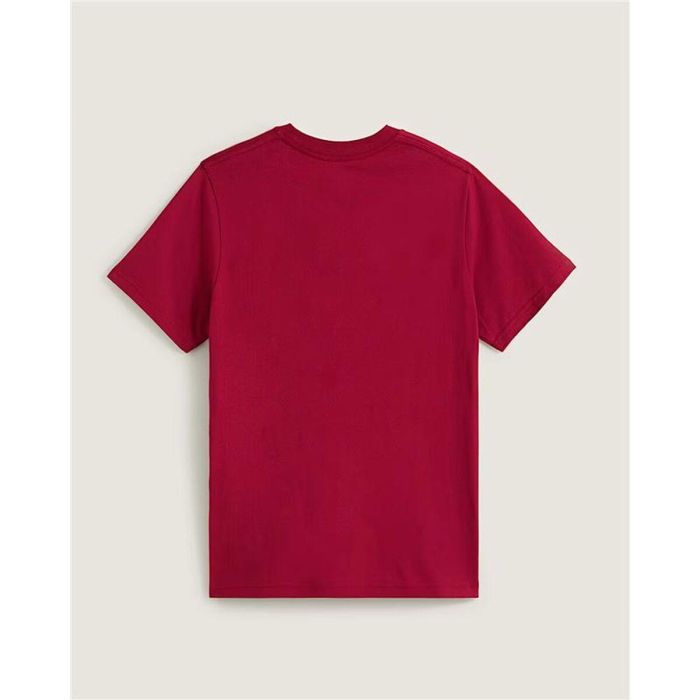 Camiseta de Manga Corta Infantil Vans Classic Bordeaux Granate Rojo Oscuro M 3