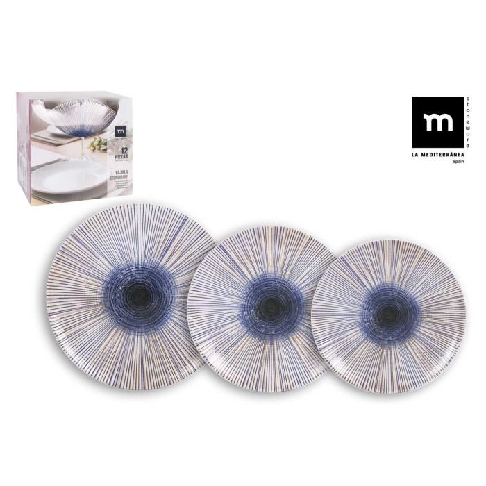 La Mediterranea Vajilla 12 Piezas Irys Monaco Ivory Brill (2 Unidades) 0 La Mediterranea Vajilla 12 Piezas Irys Monaco Ivory Brill (2 Unidades) 0