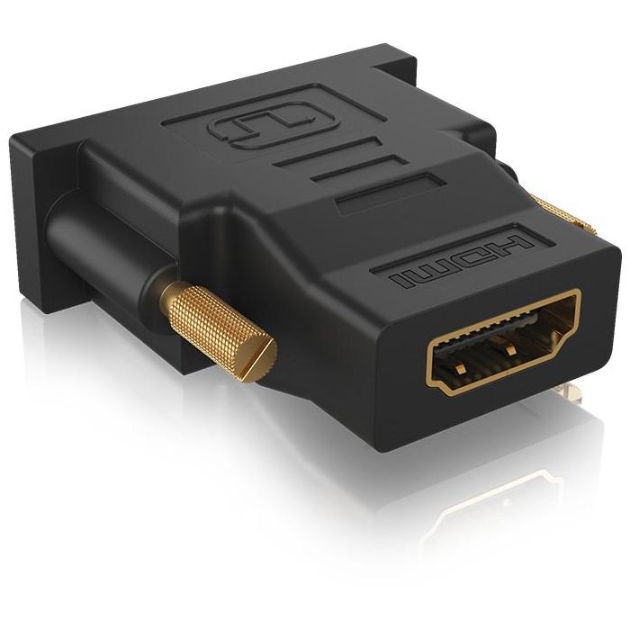 Adapter DVI-D (24+1) > HDMI (ST-BU) ICY BOX Black 1