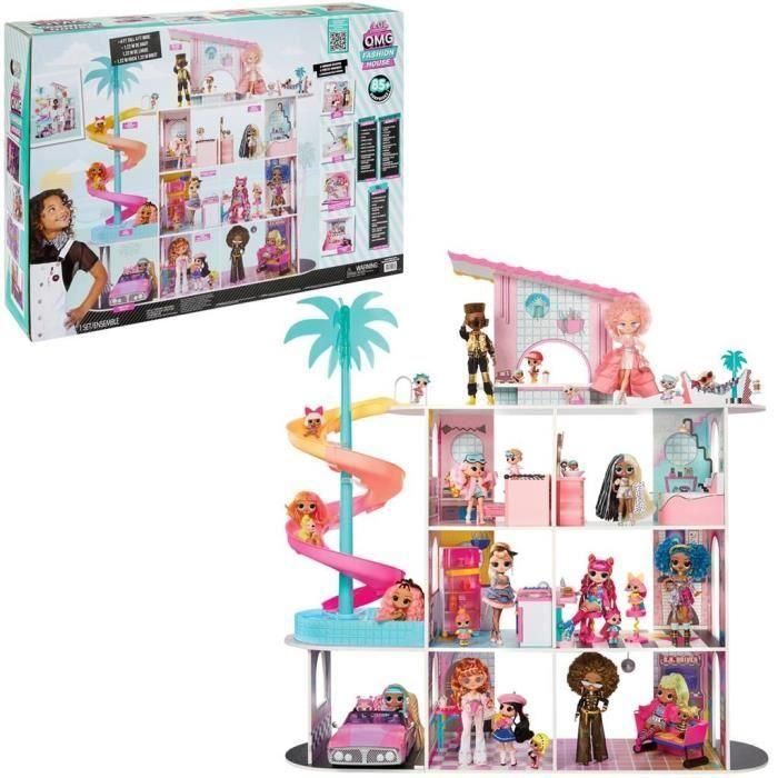 Casa de muñecas de madera LOL Surprise - Casa de moda - 4 plantas - Al. 120 cm 1 Casa de muñecas de madera LOL Surprise - Casa de moda - 4 plantas - Al. 120 cm 1