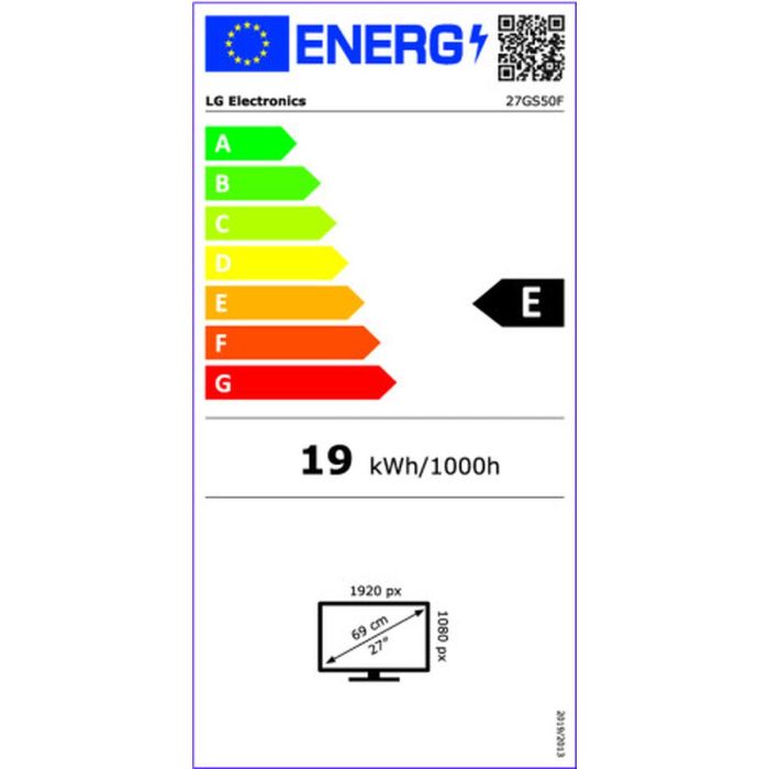 Monitor Gaming LG 27GS50F-B Full HD 27" 1