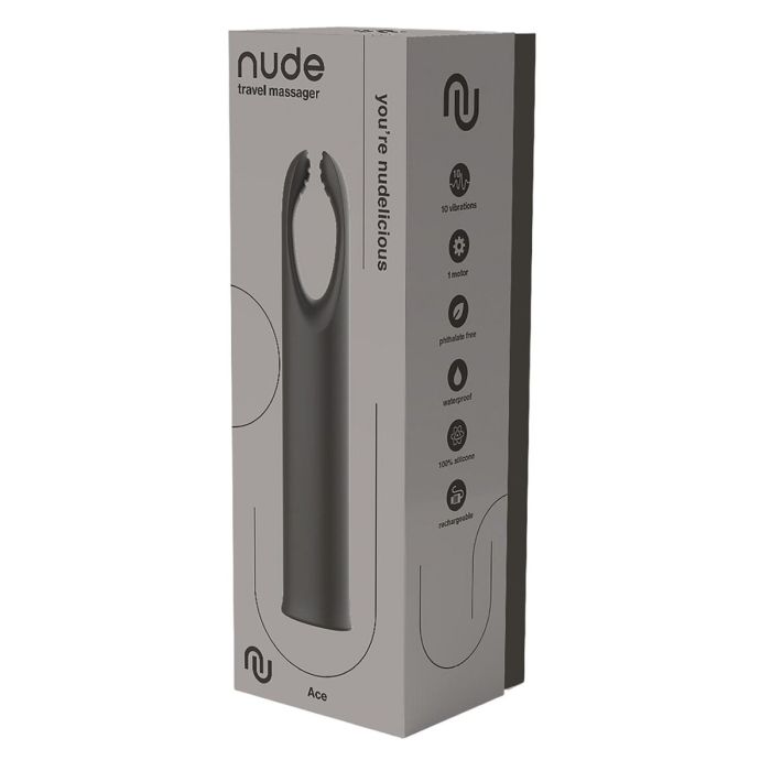 Masajeador Nude Negro De viaje 6