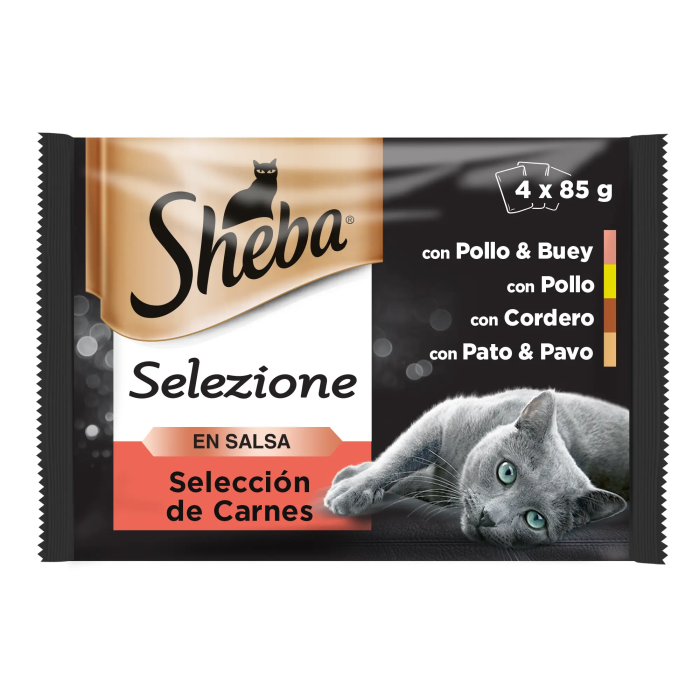 Sheba Cuisine Seleccion Carnés Caja 13x4X85 gr