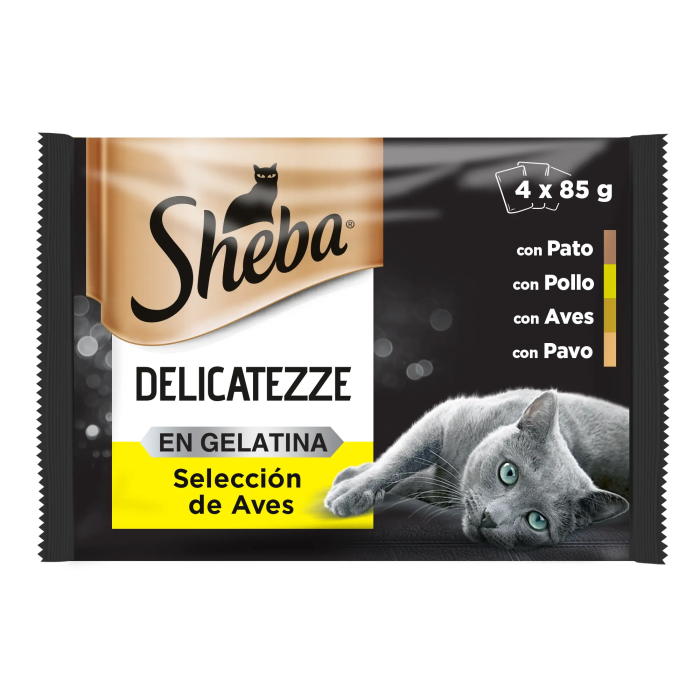 Sheba Delicato Seleccion Aves Caja 13x4X85 gr