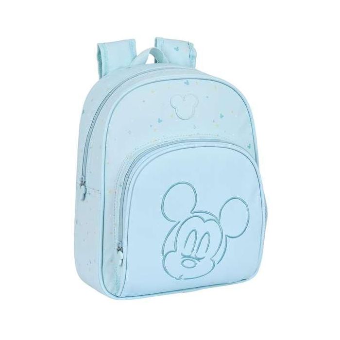 Mochila Escolar Mickey Mouse Clubhouse Baby Azul claro 28 x 34 x 10 cm