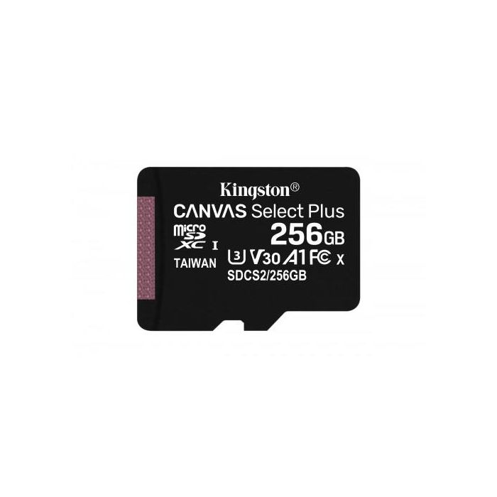 Kingston Tarjeta De Memoria Micro Sdhc Canvas Select 256 grb C-Adaptador Kingston Tarjeta De Memoria Micro Sdhc Canvas Select 256 grb C-Adaptador