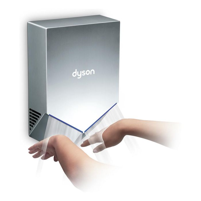 Dyson HU02 Airblade V Secador de Manos Automático 1000W, Color Sprayed Nickel, 100-127V Dyson HU02 Airblade V Secador de Manos Automático 1000W, Color Sprayed Nickel, 100-127V