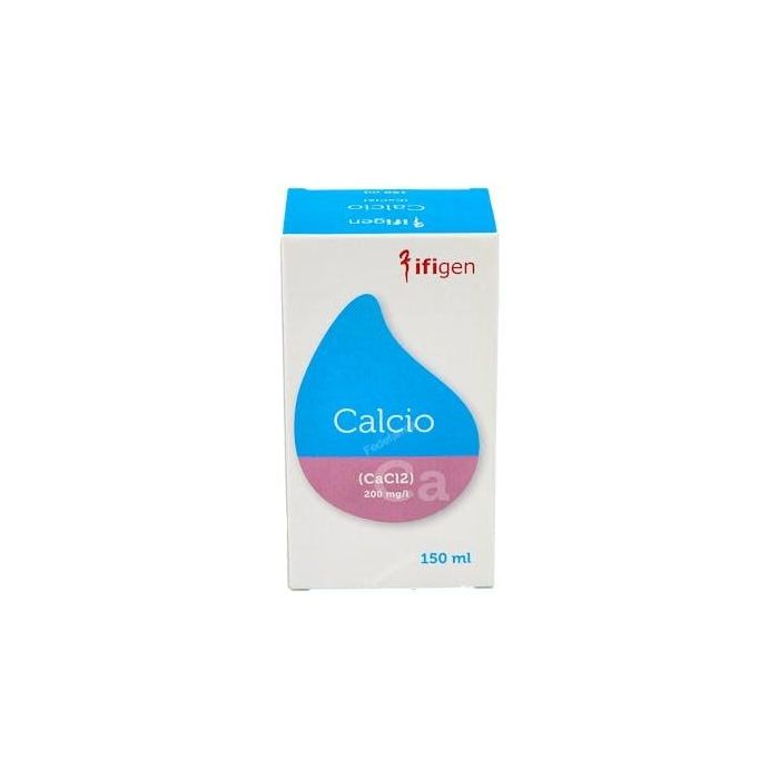 IFIGEN Calcio (Ca) Oligoelementos 150ml - Huesos, Dientes y Sistema Nervioso - Contribuye al Ritmo Cardíaco Saludable