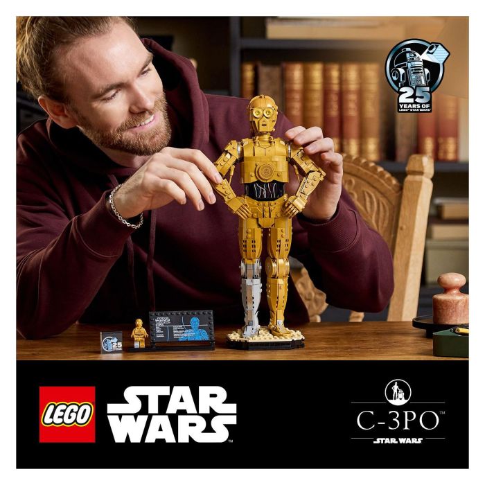 Lego Star Wars 75398 C-3PO Minifigura de Droide para Construir Kit de Modelo para Adultos