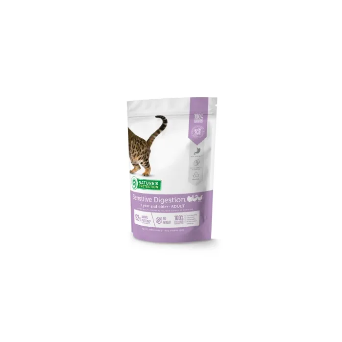 Nature's Protection Alimento Seco para Gatos Sensitive Digestion Aves 400 gr - Super Premium