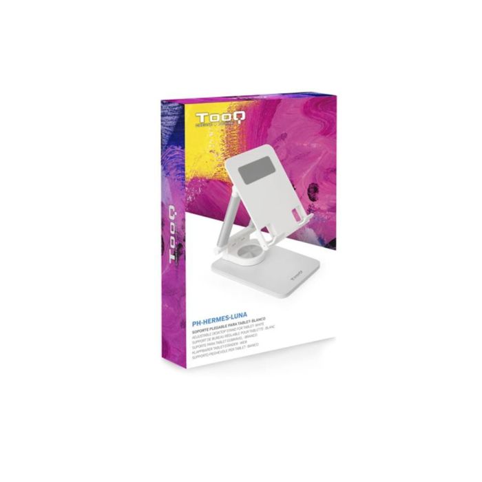 Tooq Soporte Plegable y Giratorio para Tablet hasta 12.9 Pulgadas, Ajustable, 360º, Antideslizante 2 Tooq Soporte Plegable y Giratorio para Tablet hasta 12.9 Pulgadas, Ajustable, 360º, Antideslizante 2