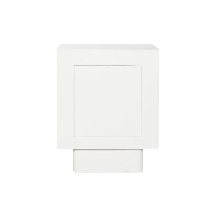 Mesita De Noche Scandi DKD Home Decor Natural Blanco 35 x 50 x 40 cm 7 Mesita De Noche Scandi DKD Home Decor Natural Blanco 35 x 50 x 40 cm 7