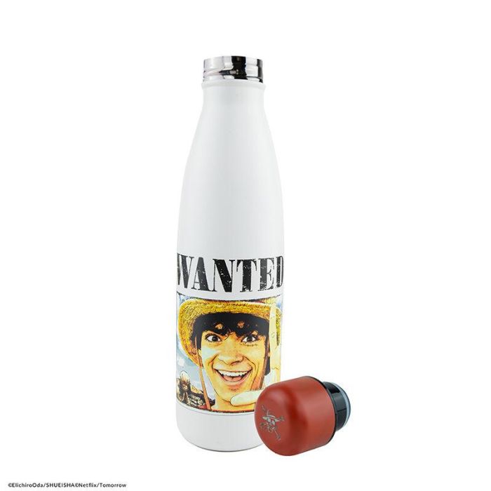 Cinereplicas Botella Isotérmica One Piece Wanted, Licencia Oficial, Acero Inoxidable, 500 ml 2 Cinereplicas Botella Isotérmica One Piece Wanted, Licencia Oficial, Acero Inoxidable, 500 ml 2