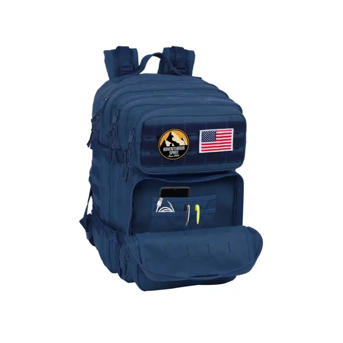 Safta Mochila Militar Portátil 15,6'' Marino 30x48x23cm 4