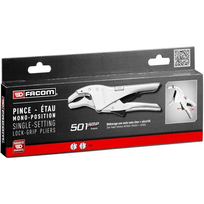 Facom Alicates de Tornillo de Banco 500APB - Una Posición