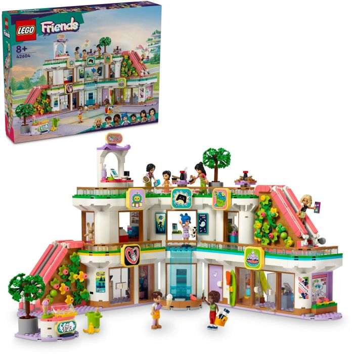 LEGO 42604 Friends Heartlake City Mall, Muñeca de Juguete para Niñas y Niños, Kit de Personajes 2