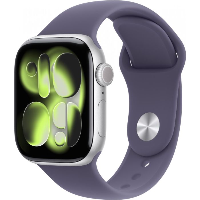 Apple Watch S11 Cellular 42mm Plata Aluminio con Sport Band Nebelviolett S/M - GPS OLED 64GB
