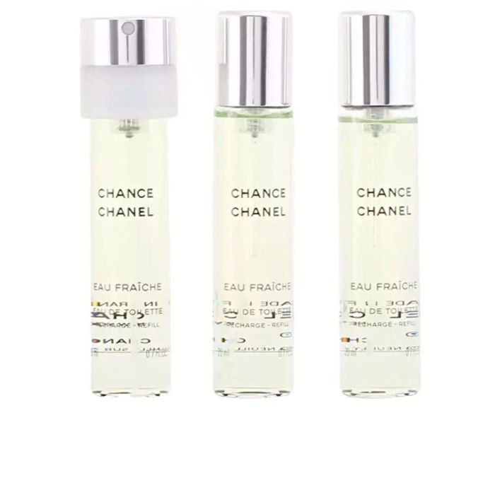 Chanel CHANCE EAU FRAICHE Eau de Toilette Vaporizador Twist & Spray 3 Recargas 3 x 20 ml para Mujer 1