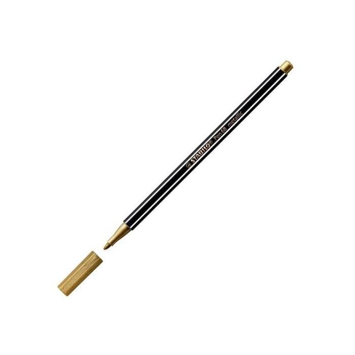 Stabilo Rotulador Pen 68 Metallic Oro Caja 10 Ud Stabilo Rotulador Pen 68 Metallic Oro Caja 10 Ud