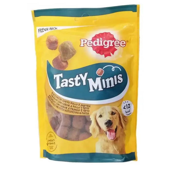 Pedigree Tasty Bites Chewy Cubes Ave 6x130 gr