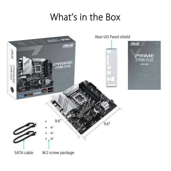 Asus PRIME Z790M-PLUS ASU4711387025741 Placa base Intel Z790 LGA 1700 micro ATX 38 Asus PRIME Z790M-PLUS ASU4711387025741 Placa base Intel Z790 LGA 1700 micro ATX 38