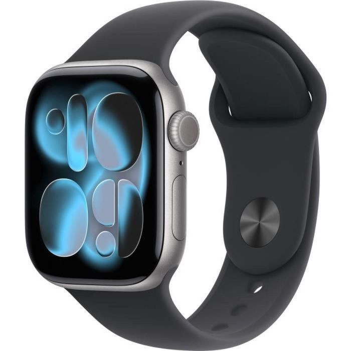 Apple Watch Series 11 Aluminium 42mm Gris Espacial con Correa Deportiva Negra S/M
