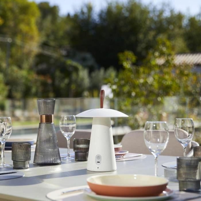 Lumisky LUM3760093546522 Lámpara de Mesa Inalámbrica LED Blanco Cálido Aluminio Mango Cuero 29 cm 3 Lumisky LUM3760093546522 Lámpara de Mesa Inalámbrica LED Blanco Cálido Aluminio Mango Cuero 29 cm 3