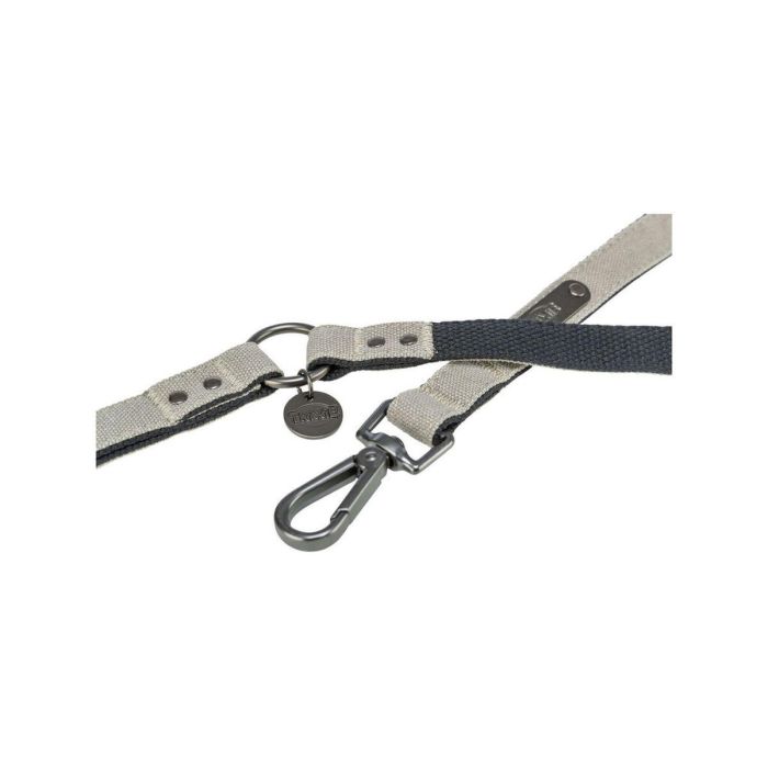 Ramal ajustable para perro Trixie CityStyle Gris claro S/M 2 Ramal ajustable para perro Trixie CityStyle Gris claro S/M 2