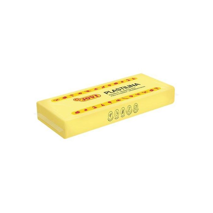 Jovi Plastilina School Pastilla 150 gr Amarillo Caja 15 Ud