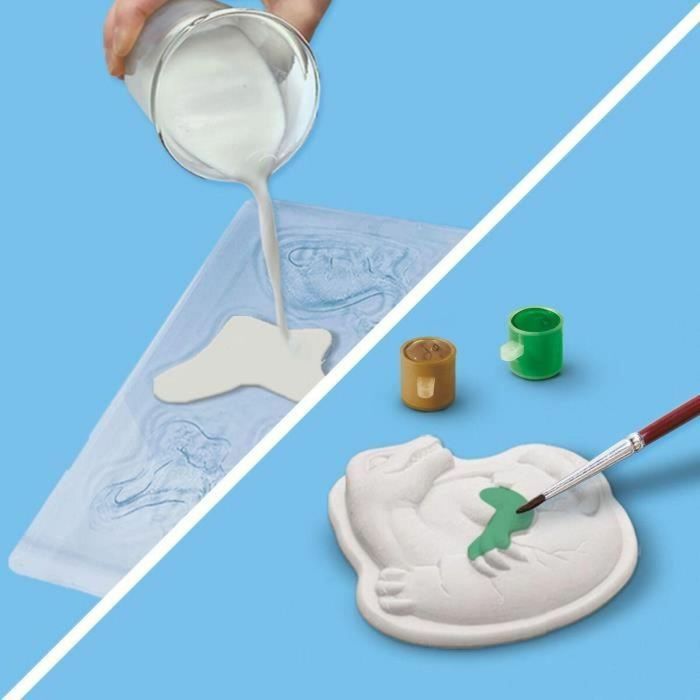 Ses Creative SES8710341014087 Moldear y Pintar Dinosaurios para Rayar - Pasatiempos Creativos 4